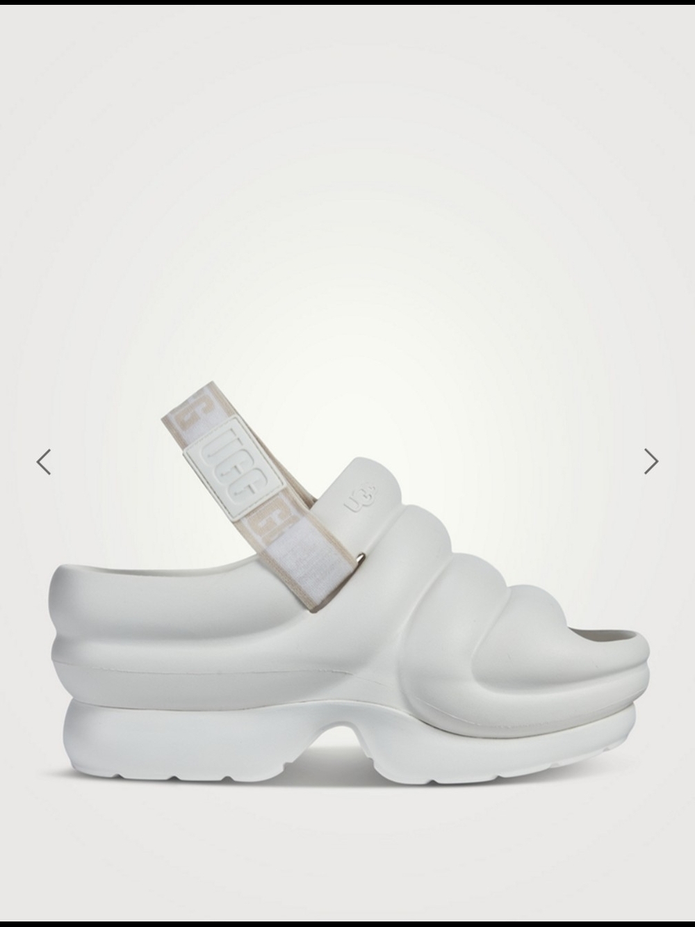 UGG Aww Yeah Platform Clog Sandal with Removable Logo Strap